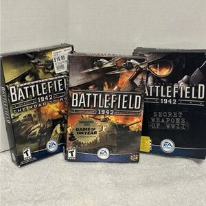 Battlefield 1942 PC Game Collection Set of 3